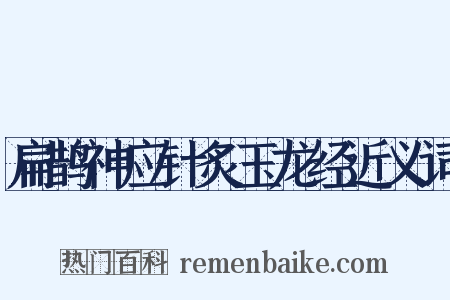 扁鹊神应针炙玉龙经近义词是什么意思的图片